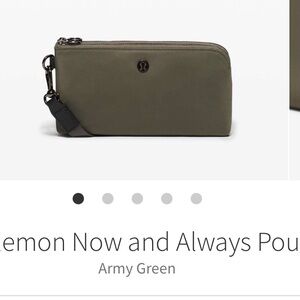 Lululemon now and always pouch